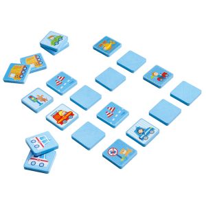 Timber Card Matching Game Vehicles