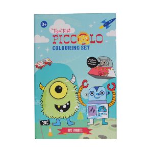 Tiger Tribe Piccolo Colouring Set - Boy's Favourites